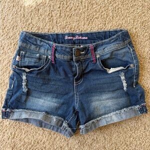 Tommy Bahama Women's Distressed Blue Jean Shorts